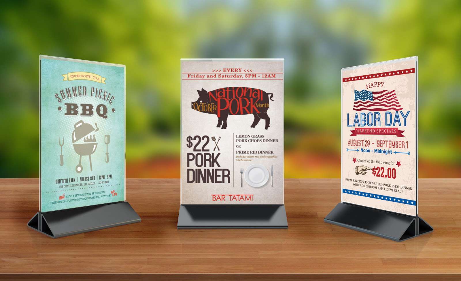 Table Tents